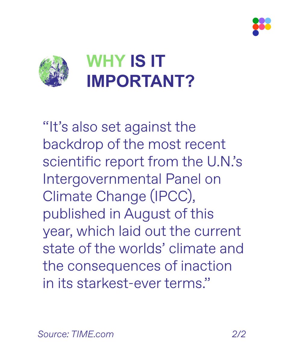 thepangaia's tweet photo. Today marks the start of COP26. Everyone is talking about the Summit these days - but what is it about and why is it important? Swipe for a quick crash course on COP26. 
Visit @COP26 for more info. 
https://t.co/V556x56zP7

#COP26 #PANGAIA #COP26Glasgow https://t.co/LofxIYnBjT