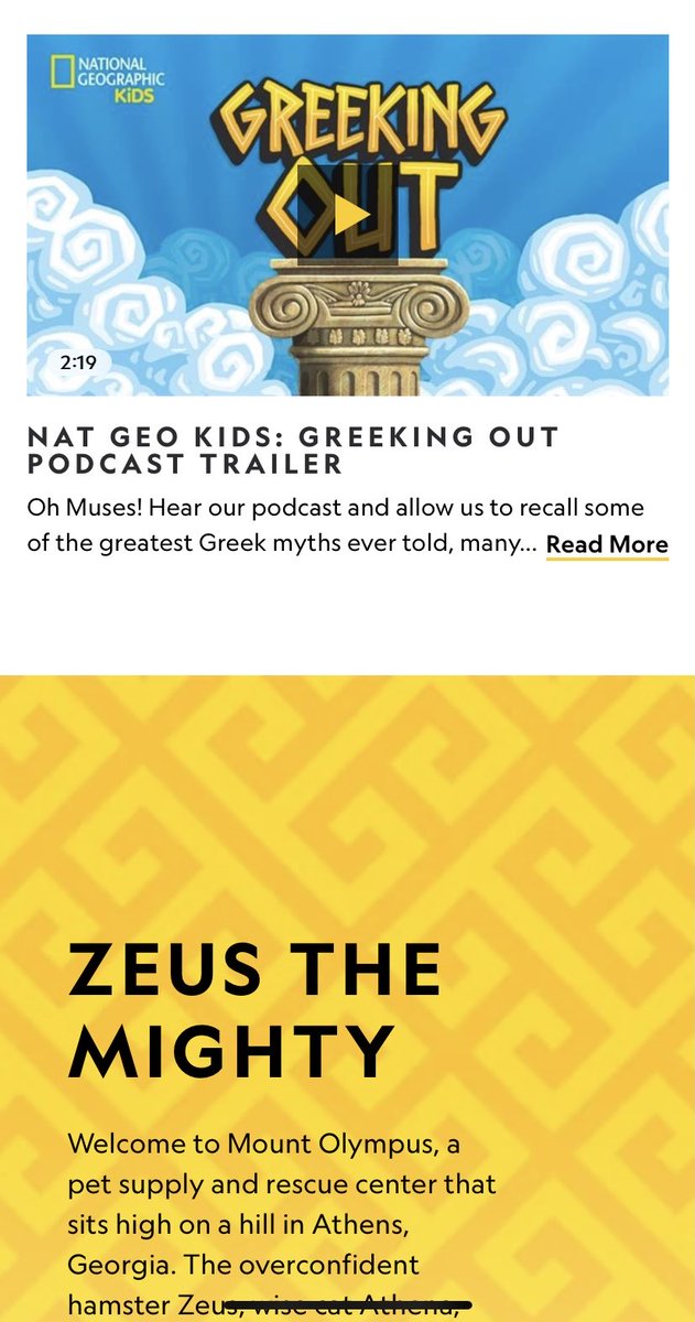 Really cool #podcast about Greek mythology. Geared for kids, but fun and informative for all! #greekingout
