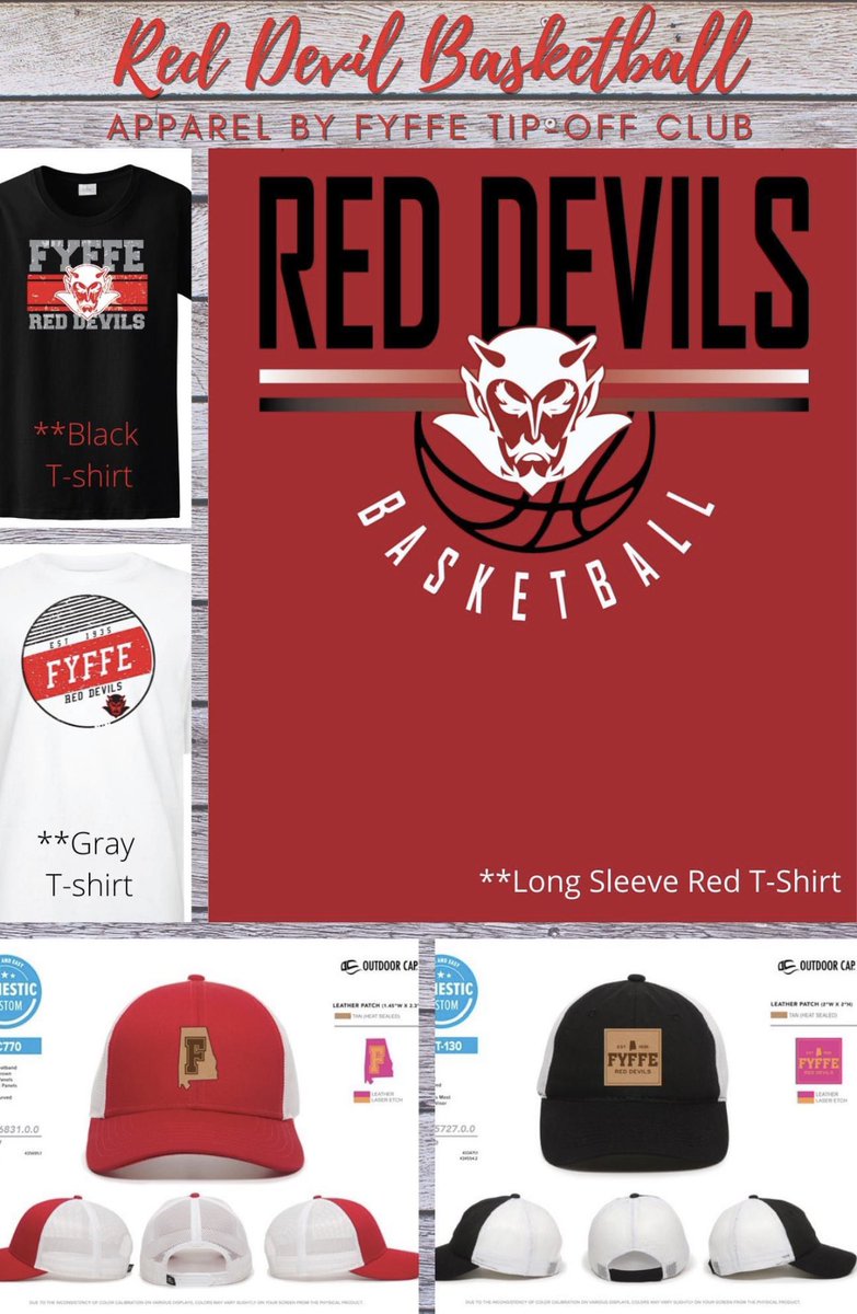 FHS Red Devil Apparel Available Today!