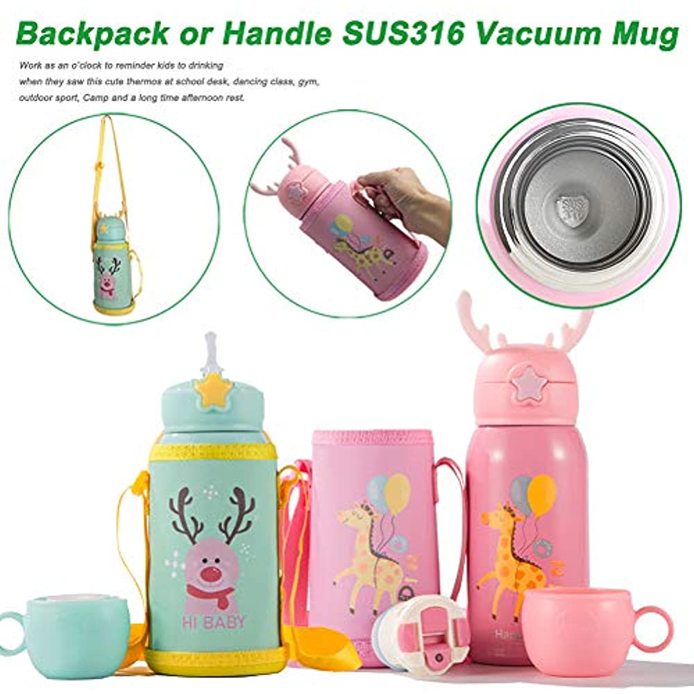 kanadianbest's tweet image. C$31.24 - #FreeShipping | ooking for a good deal? You&amp;amp;#39;ve come to the right place.  HappyGo 600ml Stainless Steel Thermos Bottle #HappyGo                  👉.