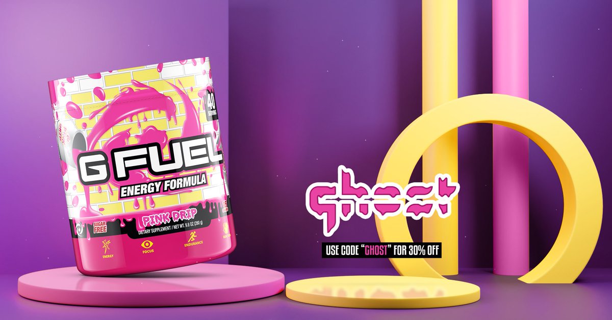 LOOK AT THAT DRIP 🍓🍬

Our <a href="/GFuelEnergy/">G FUEL®</a> code “GHOST” saves 30% OFF your entire order when used at checkout❗️

➡️ gfuel.ly/ghost

#GoingGhost x #GFUEL
