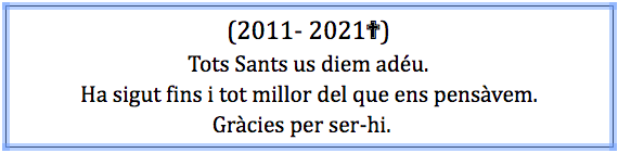 tots_sants's tweet photo. Gràcies infinites als artistes, a la Casa Murada i al munt de gent que ens heu ajudat a fer possible https://t.co/Uc3xxru1CG. https://t.co/xUSrbiNbbO