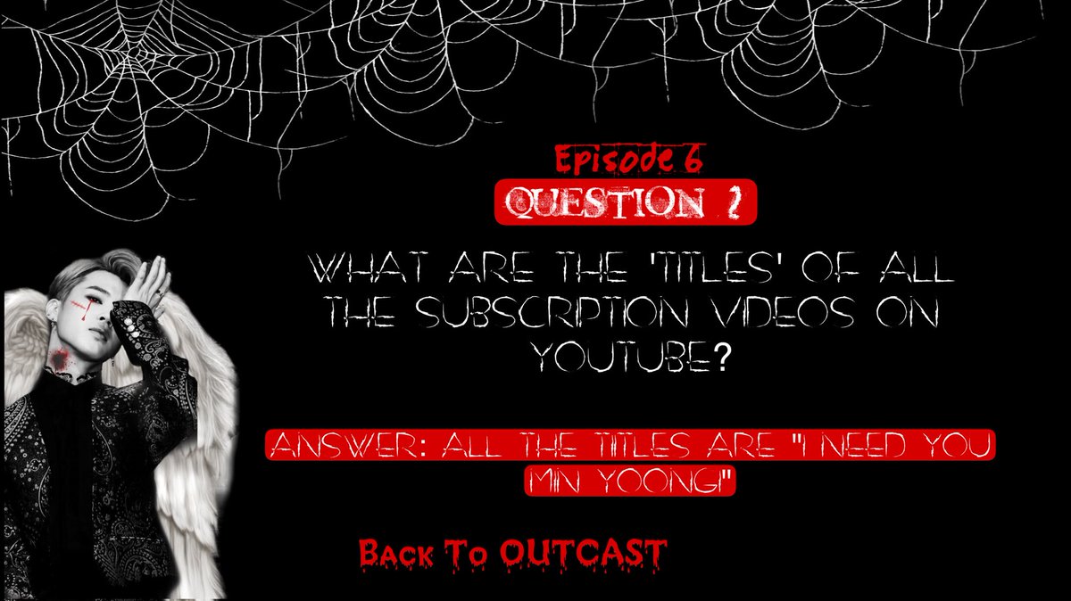 BTSSwitzerland's tweet photo. 👻: Are you guys still having fun with our #BTSOutcastNight Event 🇨🇭ARMYs?

👻: I hope so, because it's already time for #BackToOutcast Round 7..

🔗:https://t.co/tVgcoRpia7

👻: Here are the answers for the Questions of round 6... https://t.co/xCEtLUiicd