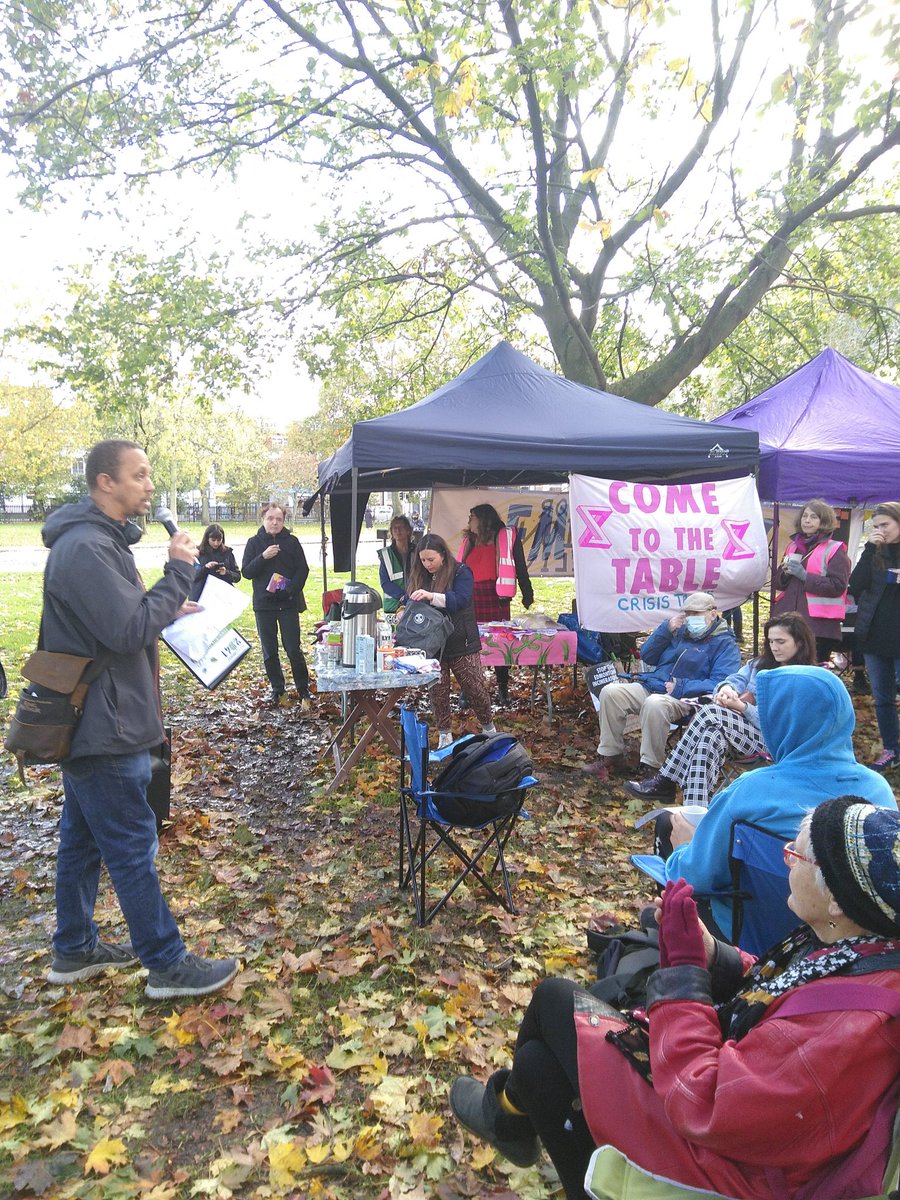 Nice start to #COP26 in #Haringey. The sun shone for us. @HaringeyGoGreen @mikehakata