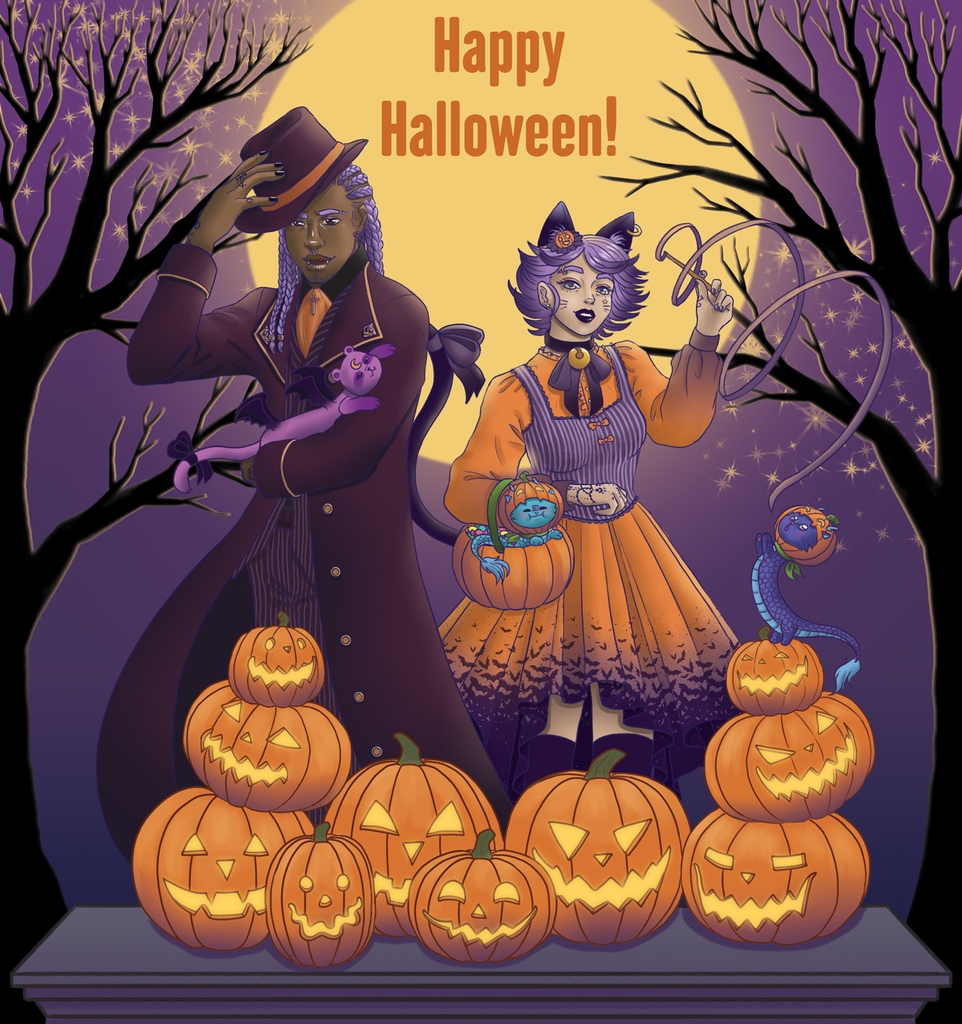 BaeBoba1's tweet photo. Halloween Everyone!! 👻🎃 Hope everyone is ready for a night of horror movies, scary games and candy! :D

Our spooky sale continues until nov. 1

#happyhalloween #halloween #halloweencostume #halloweencostumes #pumpkin #pumpkins #jackolantern #jackolanterns #vampire #cat https://t.co/sVW5PdIQfp