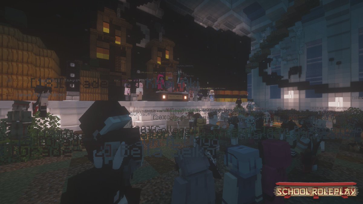 roleplayhubmc's tweet photo. Students and faculty of Karakura Highschool &amp; College make new friends &amp; dance at this year's Fright Night Dance.

Want to take part in events? Join us today: https://t.co/GoNOFNYvz3

DISCORD: https://t.co/bCbvOCGieD
WEBSITE: https://t.co/GlsjHRlLHi

#Minecraft #MinecraftServer https://t.co/B5lvgr7ovE