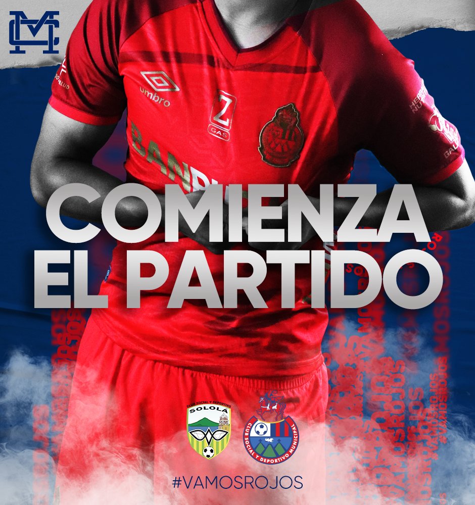¡Juega mi equipo, juega MU-NI-CI-PAAAL! #VamosRojos