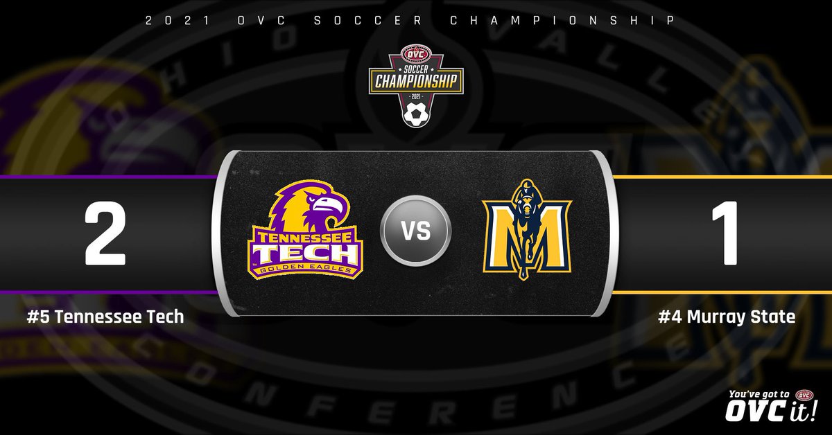 .<a href="/TTUSoccer/">Tennessee Tech Soccer</a> defeated @RacerSoccer to advance to the semifinals of the 2021 OVC Soccer Championship. The Golden Eagles will face UT Martin on Friday.

#OVCit