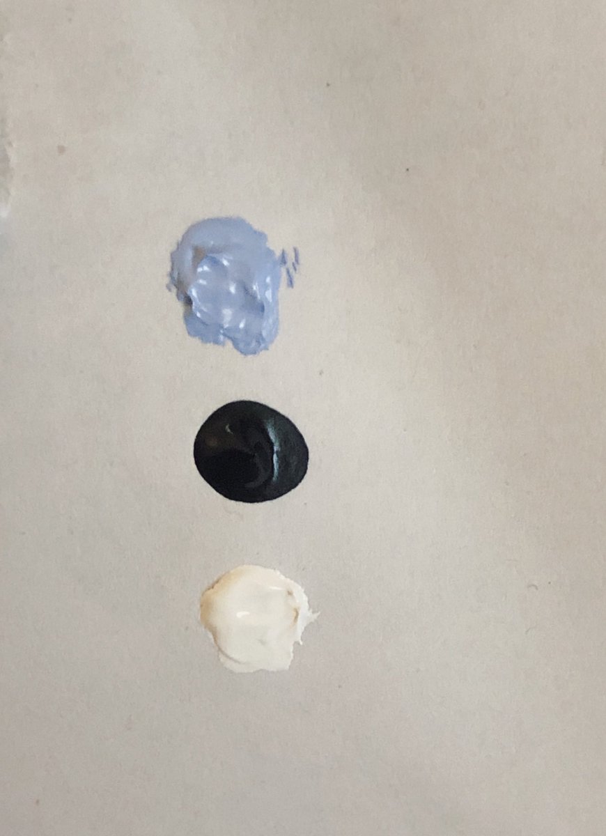 The painting                The palette