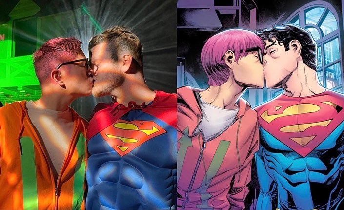 scotthoying's tweet photo. 💙superman &amp; jay nakamura🧡 https://t.co/SU1GgNmf6T