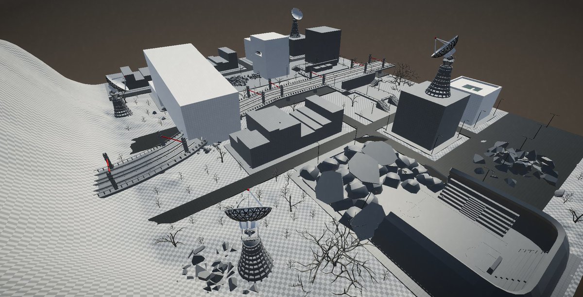 StewpiedNecro's tweet photo. For my 1st #Blocktober I wanted to share my first 3D level created for a prototype project for university! #leveldesign https://t.co/verTuo7Pgd