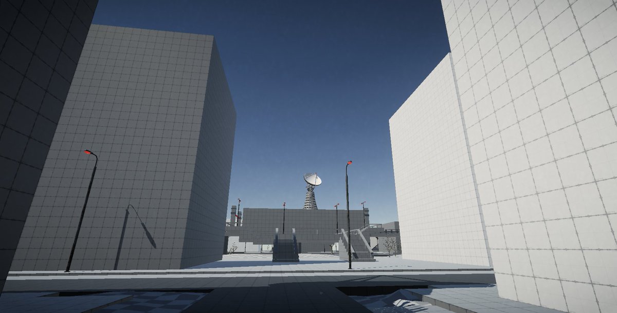 StewpiedNecro's tweet photo. For my 1st #Blocktober I wanted to share my first 3D level created for a prototype project for university! #leveldesign https://t.co/verTuo7Pgd