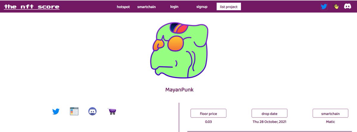 spatoverse's tweet image. #mayanpunk listed on @thenftscore ! 
Thank you guys for the support !
Get yours : opensea.io/mayanpunk