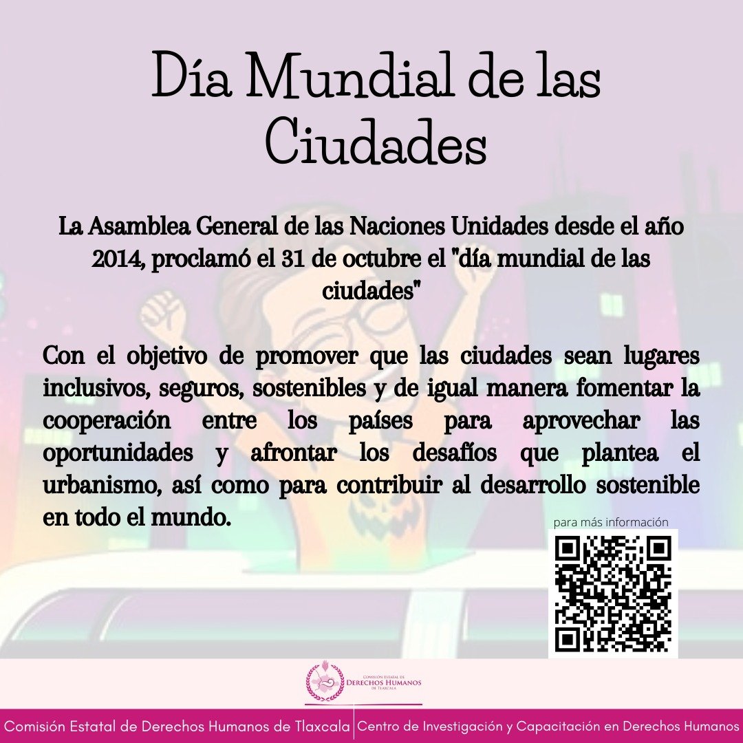 📆 Hoy es Día Mundial de las Ciudades, fecha para promover que estos sitios sean inclusivos, seguros y sostenibles.