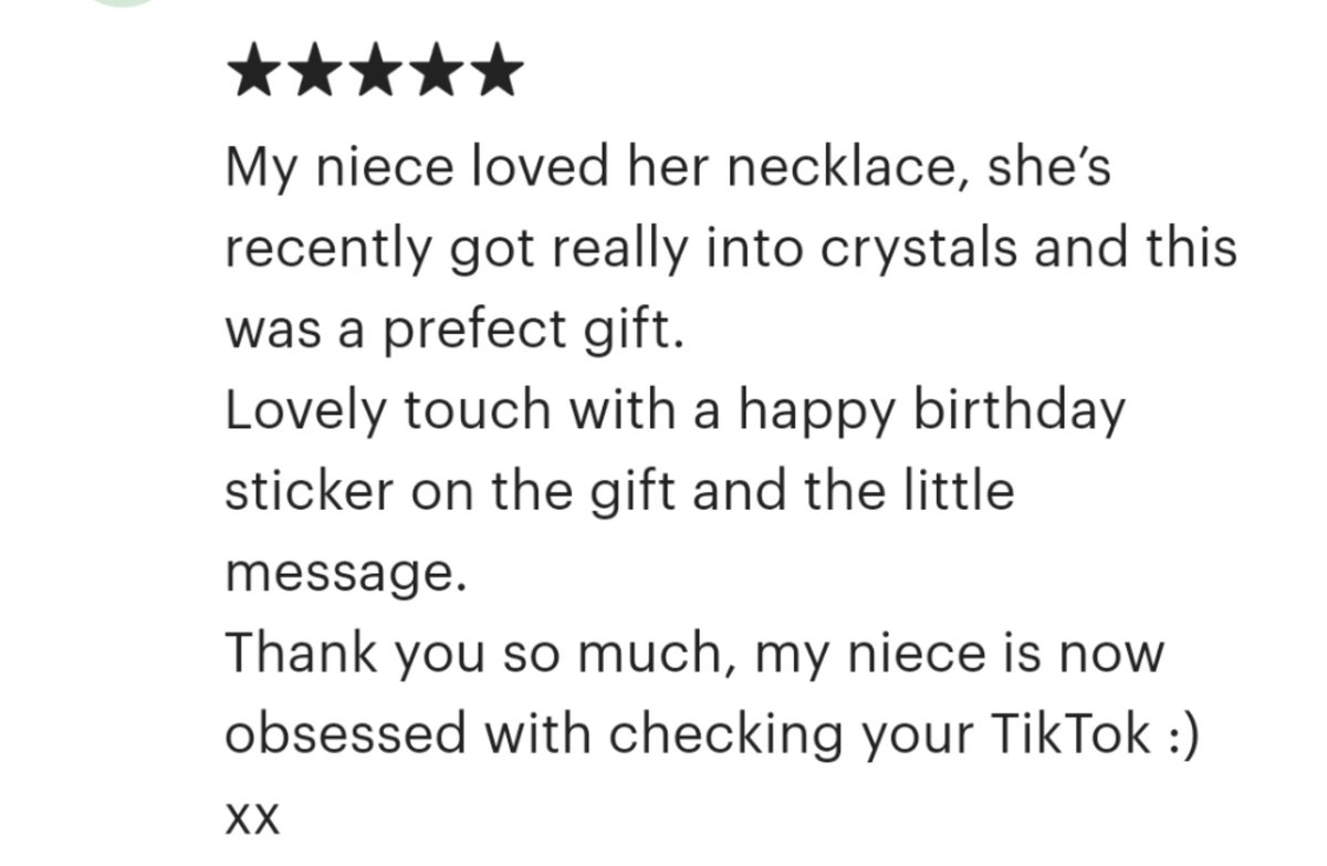 ElinElizabethUK's tweet photo. So today I had a lovely review on Etsy but later on I had a negative comment on my TikTok. The negative comment was on my mind way more than the positive and I just wanted to remind anyone who reads this, it's SO important to focus on the positive things over negative 💖 https://t.co/fR6446m8wt