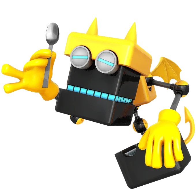 Deviled Eggman and his Impbots 