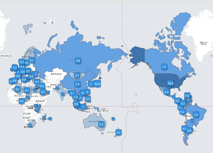 The number of Kaiga-niki followers in North America has increased from before.
We also have a lot of people in Japan following us.
Thank you all for taking a look at inarimochi's art work!!🦊🐇 
