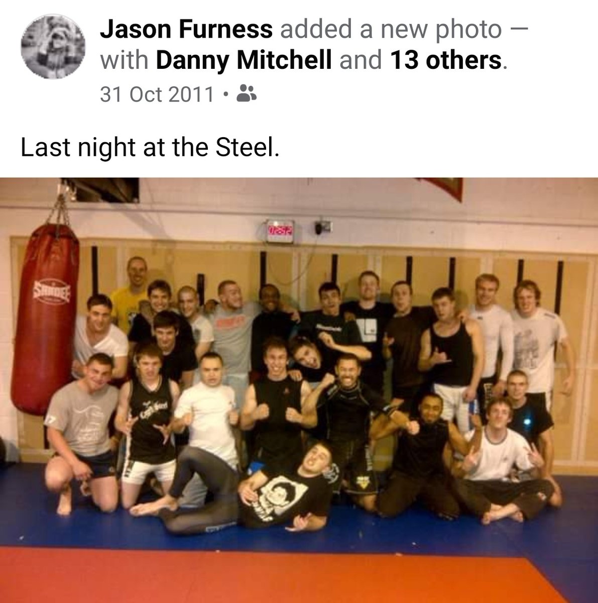 AVTMMA's tweet photo. The last night at the Caged Steel gym was 10 years ago today - something which led to the formation of AVT as a new team.
Some familiar faces, but we've welcomed and trained hundreds more since. Here's to the next 10!
#ukmma #avtmma #yorkshiremma #cagedsteel https://t.co/ZNGWSKKF7K