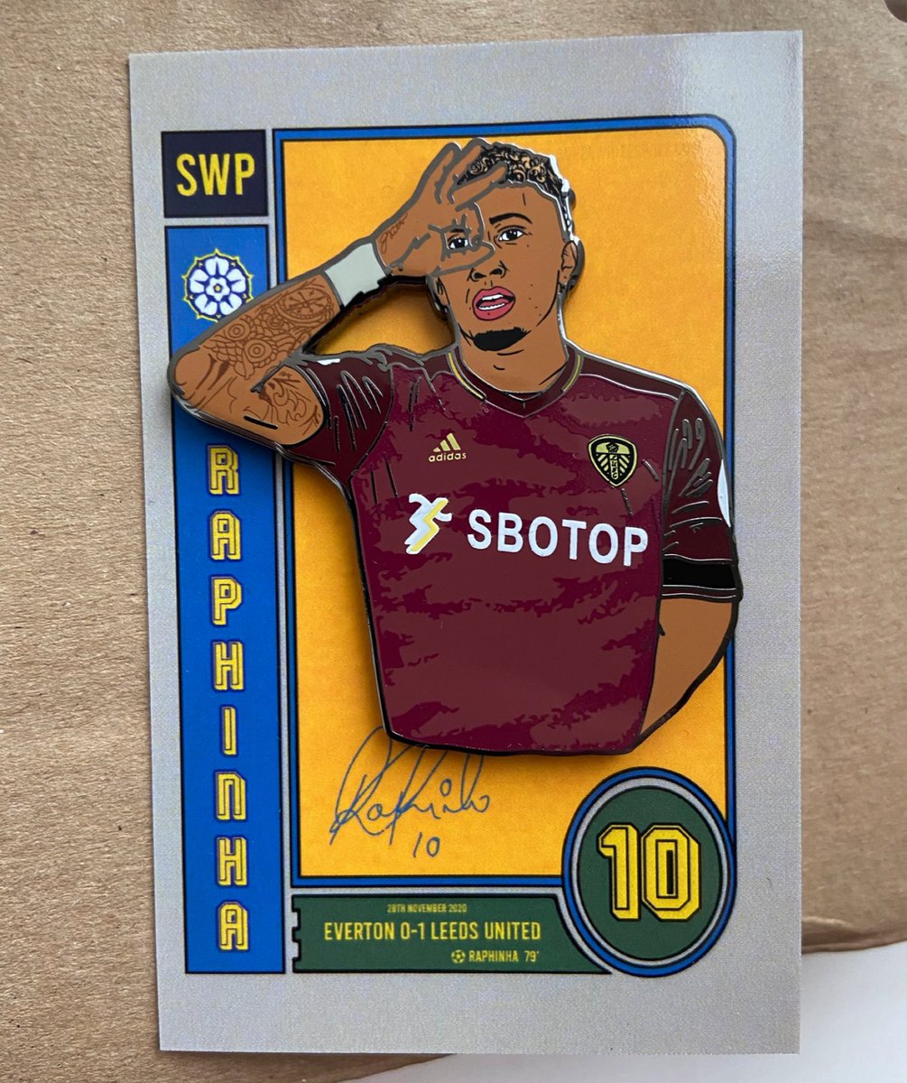 We proper 💙💛 this Raphinha pin badge. 🇧🇷⭐️

So much so, we’ve teamed up with <a href="/SuperWhitesPins/">Super Whites Pins</a> to give two of them away.

To enter, simply do the following: 

1️⃣  Follow <a href="/RITGK/">Right In The Gary Kellys</a>
2️⃣  Follow <a href="/SuperWhitesPins/">Super Whites Pins</a>
3️⃣  Retweet this

It’s as easy as that. Good luck.

#LUFC