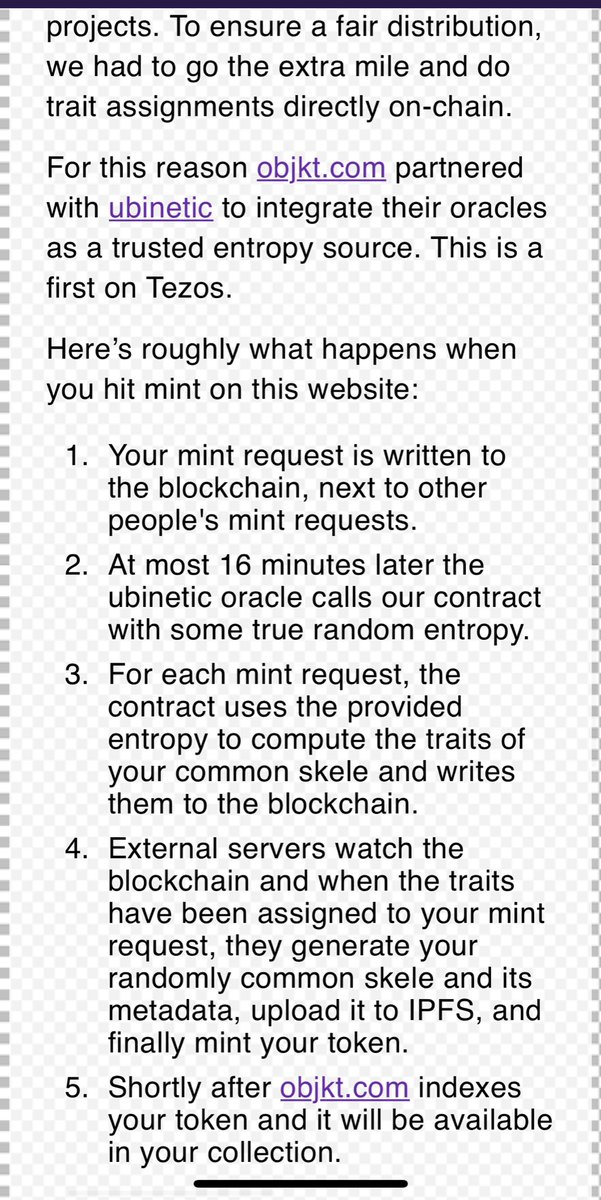 M_PF's tweet photo. Super impressed with @objktcom’s tech behind @jjjjjjjjjjohn’s drop to create an all equally rare PFP project, generated on-demand. Pioneering work achieved by the team, and done on the #tezos blockchain of course 👏 https://t.co/LYqudGRcw6