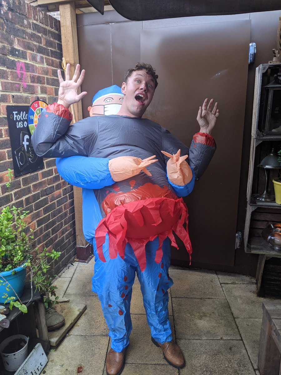 During this Halloween, I felt like half the man I used to be...