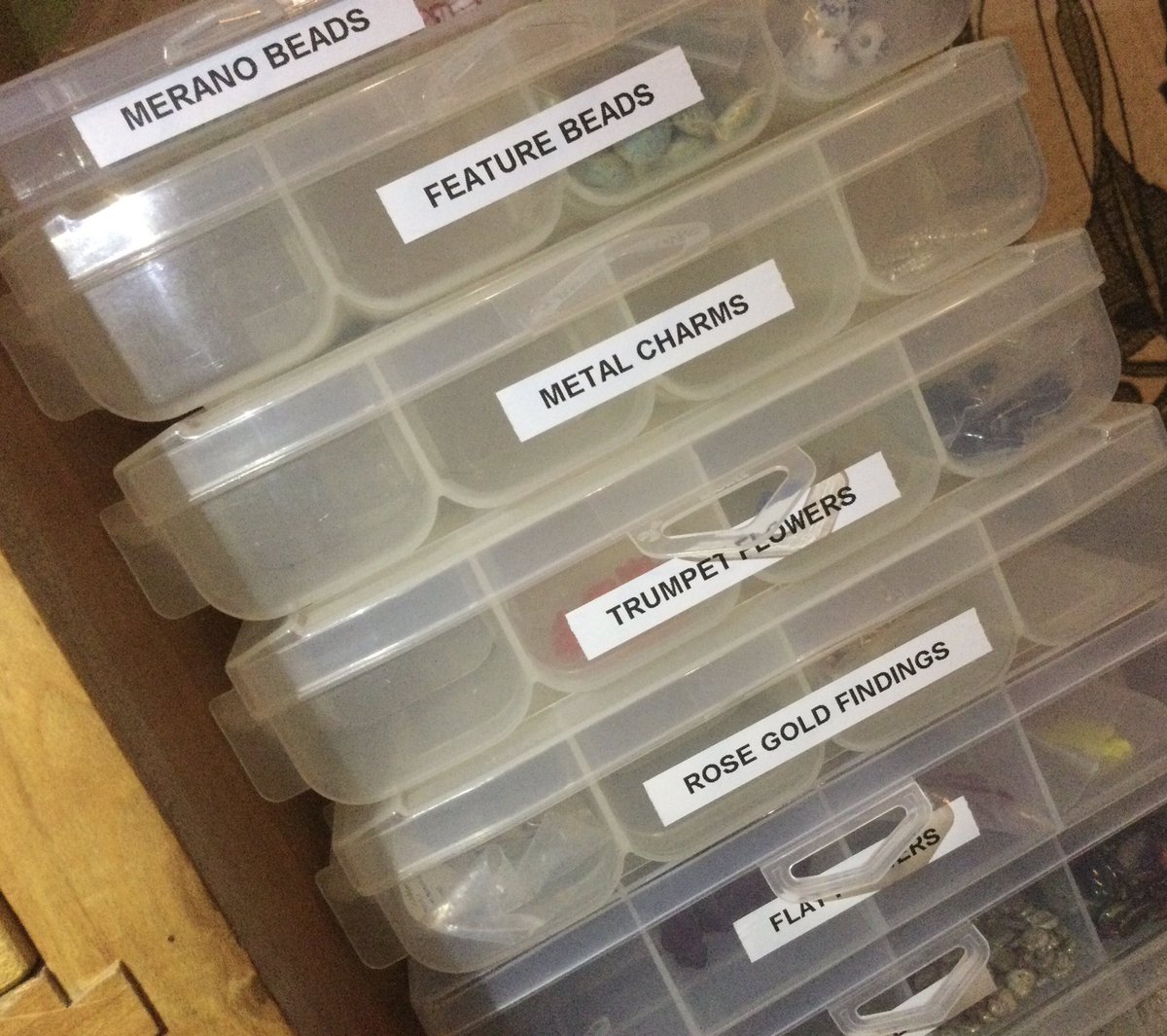 BlueBatDesigns's tweet photo. Got myself a label maker - how much fun is marking up all my bead and finding trays ready for my next super organised making session! https://t.co/nOSbyOZ7oX