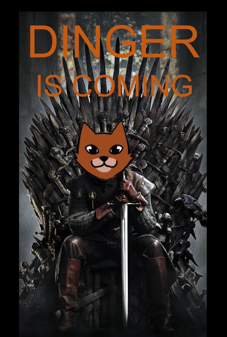 moonorvapour's tweet photo. @carlmoon SCHRO $DINGER
Cats pretty much started the internet and they are now moving to take their rightful place on the thrown of crypto
There's a war coming
#CLAWSvsPAWS https://t.co/Bmh9D86Q6g