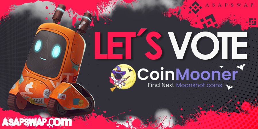 AsapSwap's tweet photo. https://t.co/WMjj1eyZ4n
Let´s Vote #everyone 

https://t.co/xZfNG6W0zC
154 Votes so far :)
Thank you 

Asap Token available on:
https://t.co/fu8gdkW5ar

#BSC #Binance #BinanceSmartChain #DeFi #YieldFarming #BSCGem #TokenSale #ETH #BNB #BUSD #CAKE #BTC  #Ethereum #tokens #ADA https://t.co/A6QZthFbaW