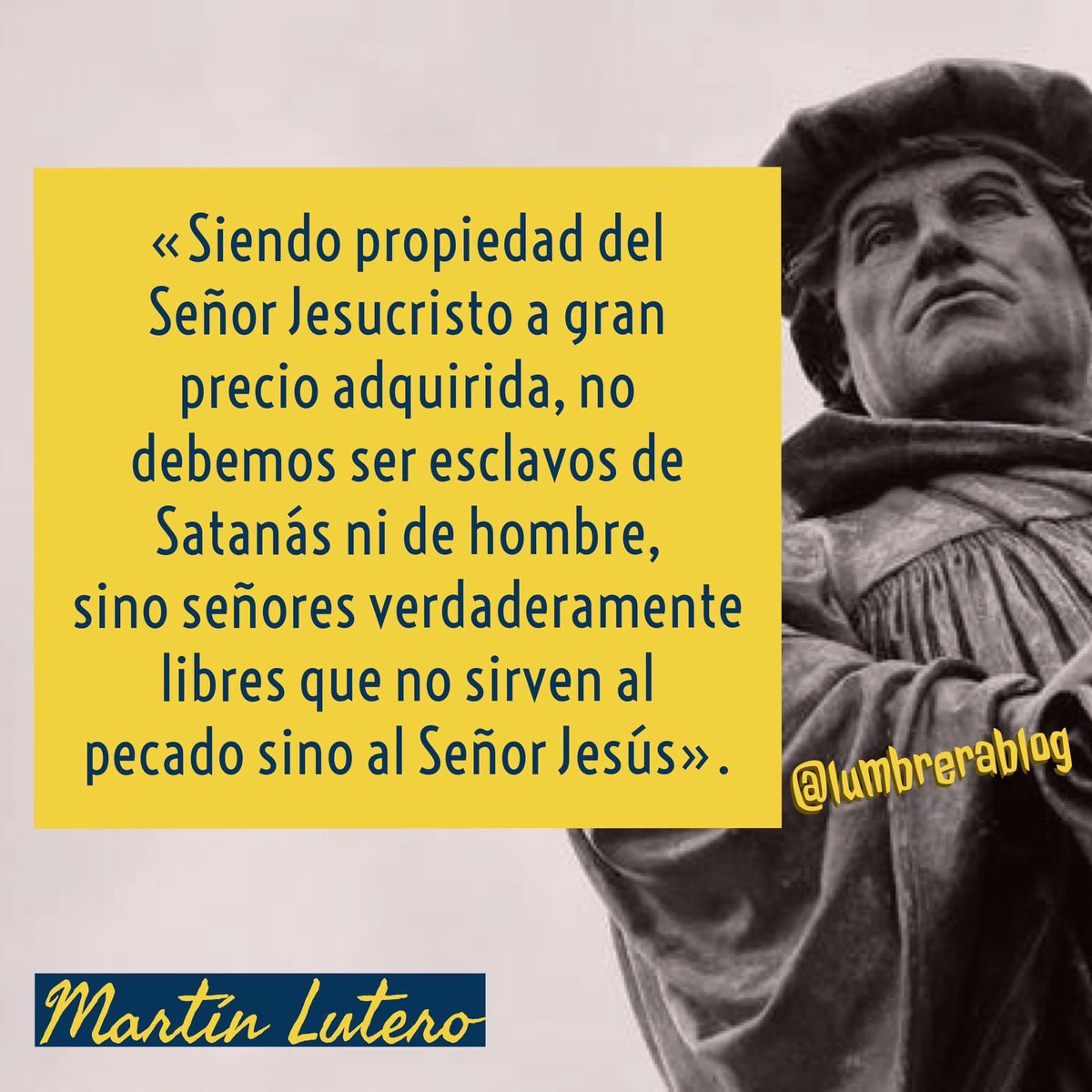 lumbrerablog's tweet photo. La Palabra De Dios lo hizo todo…
#reformaprotestante #reforma504 #lumbrerablogmemories #HappyReformationDay https://t.co/Y1kc6WzrQ9