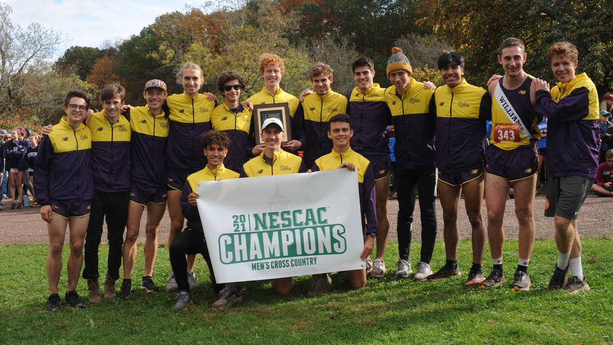 Men's Cross Country Wins 2021 NESCAC Championship bit.ly/3BB1G8W