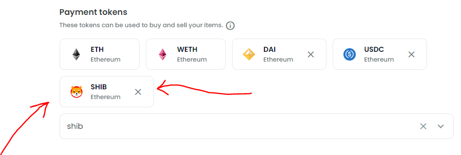 👀 $SHIB has been added as a bidding option. So this means you can buy and sell your $SHIBBY using $SHIB tokens. Shiba owww!!
