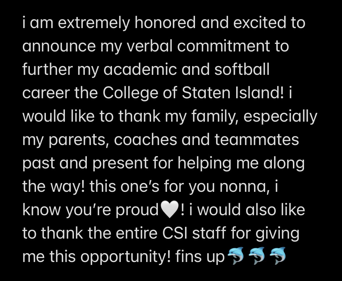 Natalya_knoth's tweet photo. so excited!!! next 4!!🐬🤍🐬 @softball_csi @CSI_SB @DefenseSwaggy @DutchessDebs18U @Debs_fastpitch https://t.co/pZ7ibp48aT