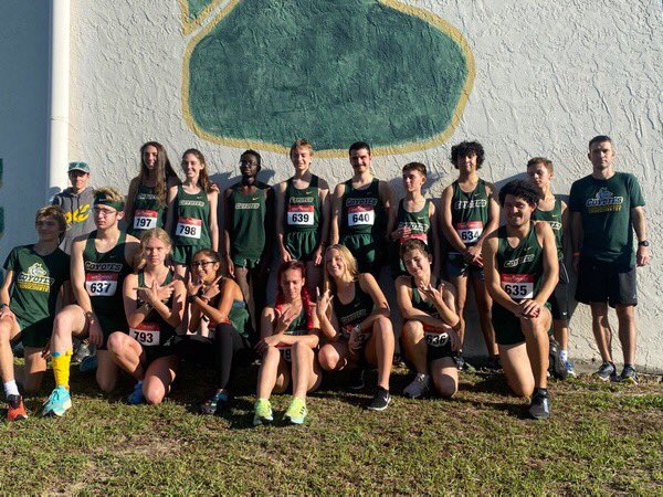 The boys and girls cross country team qualified for regionals! Boys tied for 7th and girls took 6th. Top 30 individuals included Zack Poekert, Ginny Webb and Carlie Ortiz. Congrats Coyotes!