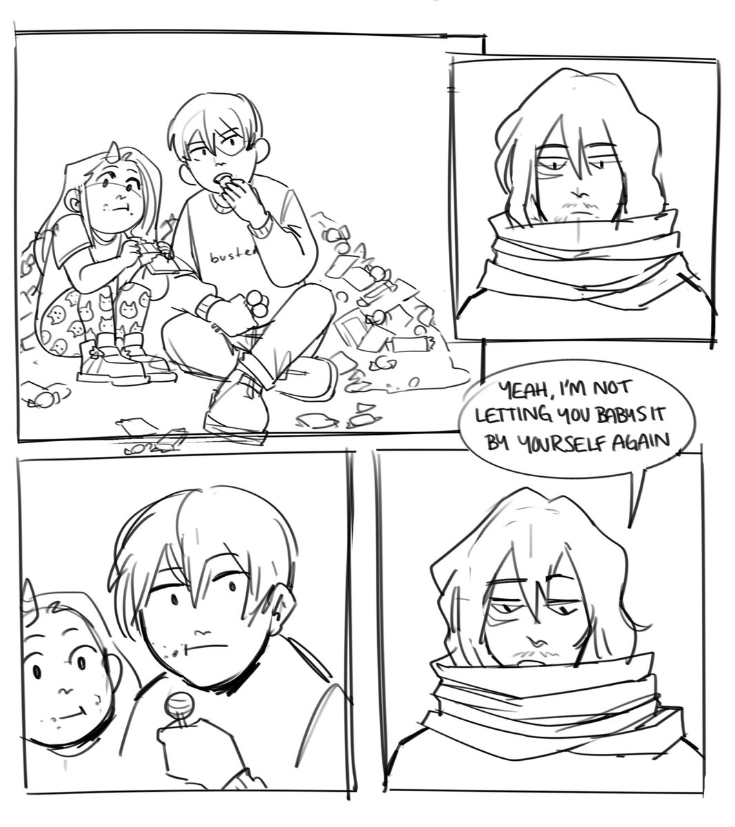 habkart's tweet photo. todoroki may be a good older brother to eri but he’s still the youngest sibling at heart https://t.co/8T5TwEbfIU