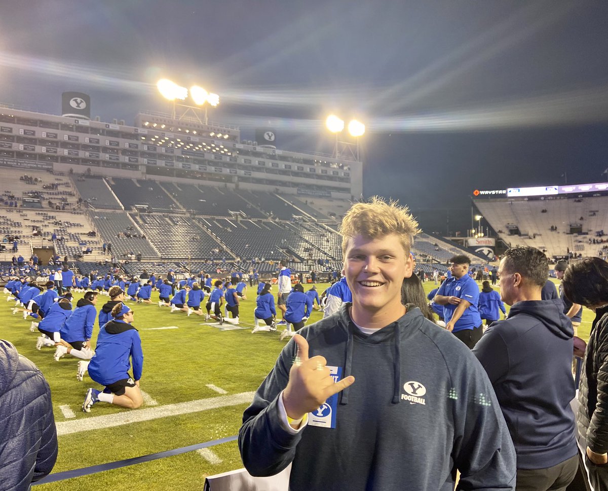 Brigham Alexander (@big_brig66) on Twitter photo 66-49 BYU! What an amazing game! Thanks <a href="/Coach_DFunk/">Darrell Funk</a> for the welcome and the front row seats! Got to join the after party in the locker room, can't wait to play here🤙BYU has the best fans! <a href="/kalanifsitake/">Kalani F Sitake</a> <a href="/Jasen_AhYou/">Jasen Ah You,</a> <a href="/byuROC/">The ROC</a> <a href="/CriddleBenjamin/">Ben Criddle</a> <a href="/byu_insider/">Tyler Christensen</a> <a href="/RonTBAOL/">Ron Sowers</a> <a href="/CoachPerrone/">Coach Perrone (My Recruits)</a> 66-49 BYU! What an amazing game! Thanks <a href="/Coach_DFunk/">Darrell Funk</a> for the welcome and the front row seats! Got to join the after party in the locker room, can't wait to play here🤙BYU has the best fans! <a href="/kalanifsitake/">Kalani F Sitake</a> <a href="/Jasen_AhYou/">Jasen Ah You,</a> <a href="/byuROC/">The ROC</a> <a href="/CriddleBenjamin/">Ben Criddle</a> <a href="/byu_insider/">Tyler Christensen</a> <a href="/RonTBAOL/">Ron Sowers</a> <a href="/CoachPerrone/">Coach Perrone (My Recruits)</a>