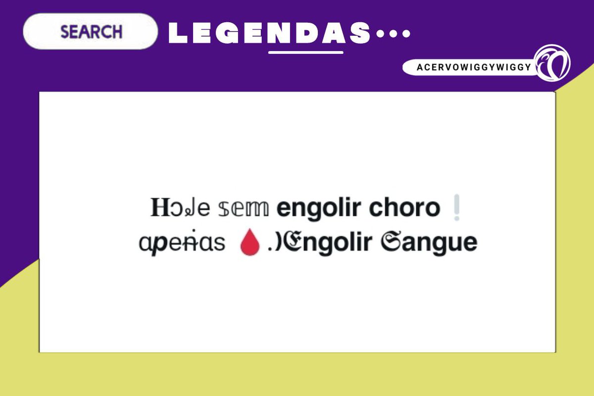 Aos finais de semana o Acervo foca apenas nas legendas e como hoje é Hallowen estamos temáticos!

T.me/acervowiggywig…