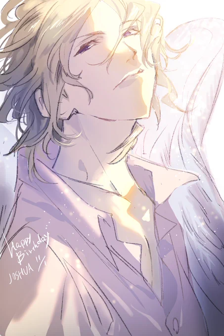 ヨシュアお誕生日おめでと!
#桐生義弥生誕祭
#すばせか #TWEWY 