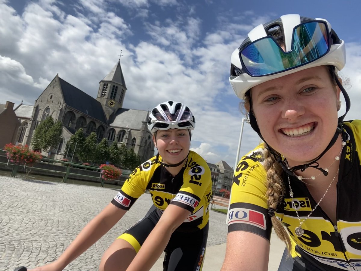 Definitely wasn’t this sunny this morning! Off season is done, now full focus on 2022 👀 <a href="/IsorexNo/">Isorex No-Aqua Ladies Cycling Team</a>