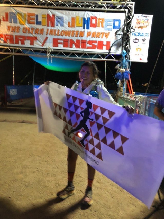Mom74Run's tweet image. I did it! This Minnesota survived the 90 degrees @JavelinaJundred 100k race! It was an amazing experience! Thank you @hoka and all my amazing supporters! #nativerunner #navajo #runner #ultrarunner #RepresentationMatters #hokaoneone