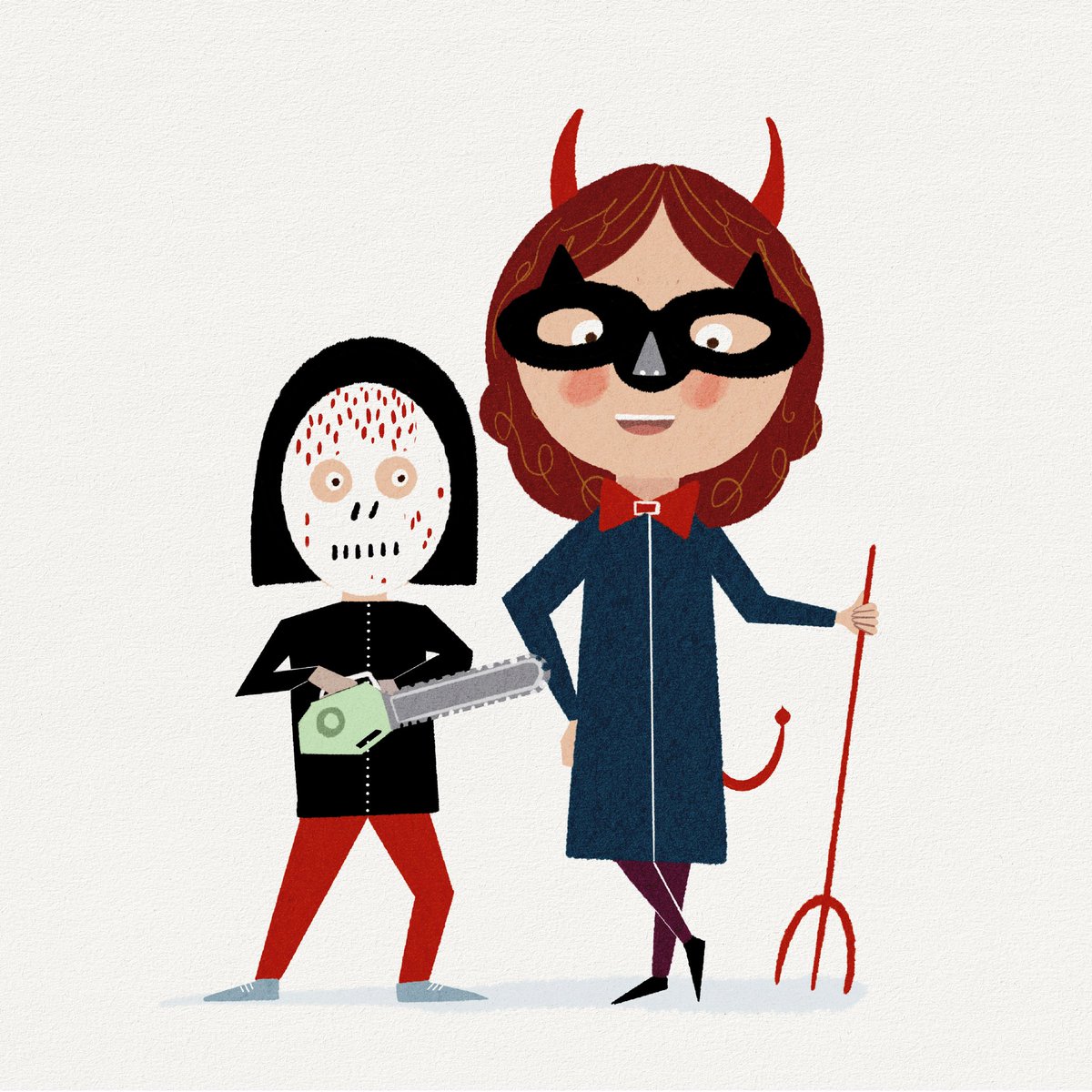 ODaltrey's tweet photo. Happy Halloween! 🙀                    #halloween2021 #kidlitart #kidlitillustration #illustration #Halloweenart https://t.co/Ie9TOuE0Ov