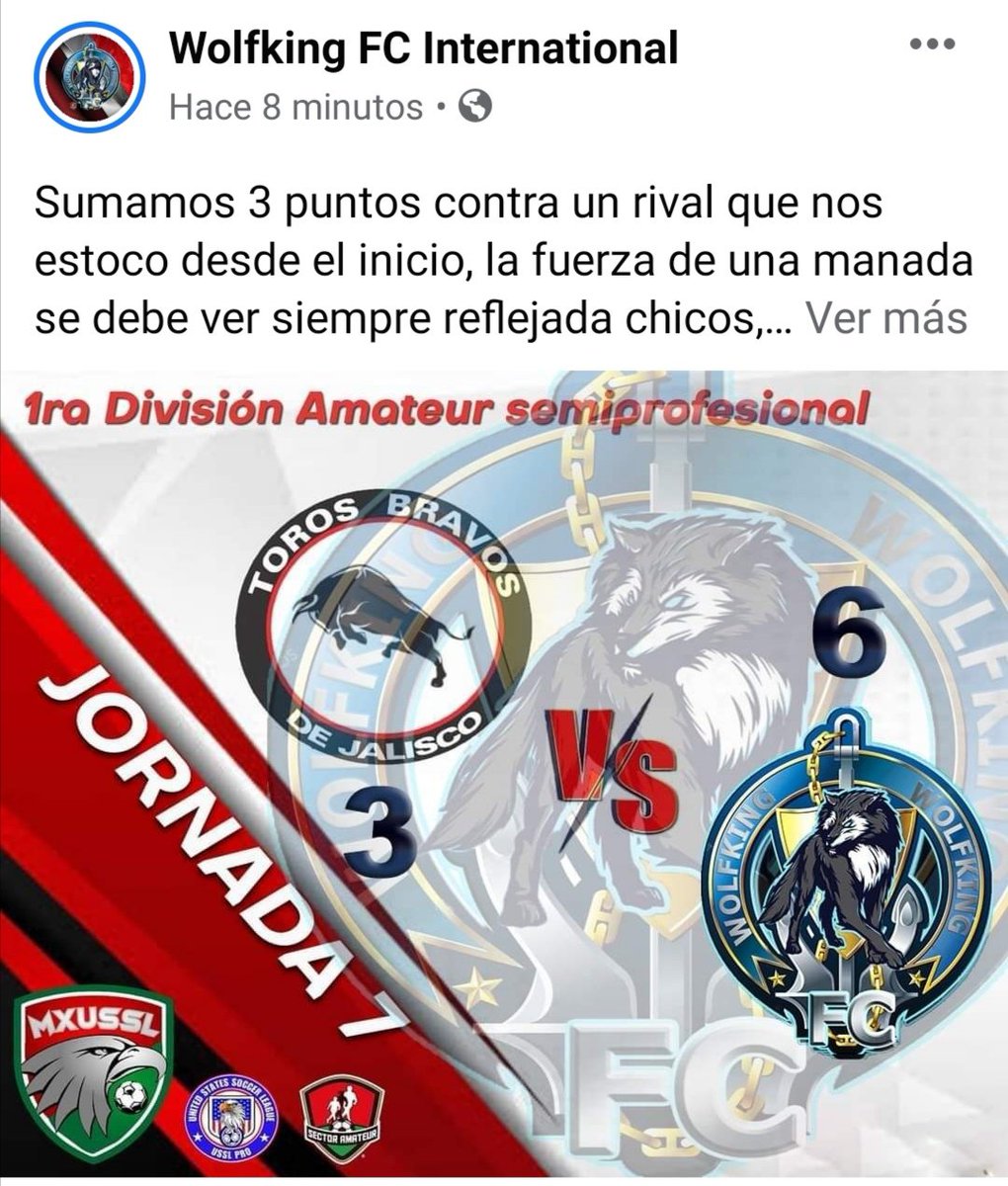 Wolfking_FC_Int's tweet photo. Sumamos 3 puntos a nuestra fila, vamos por el campeonato. https://t.co/4k3lJ57vNw