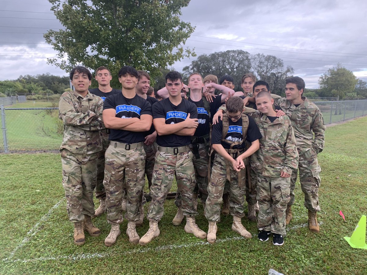 The weather held out Saturday for the <a href="/AncloteSharks/">AHS Sharks</a> JROTC Competition. So proud to watch these Sharks compete and break records on our campus. #proudtobeashark @mcilse <a href="/pascoschools/">Pasco County Schools</a>