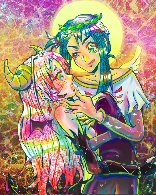 天使と悪魔のtwitterイラスト検索結果