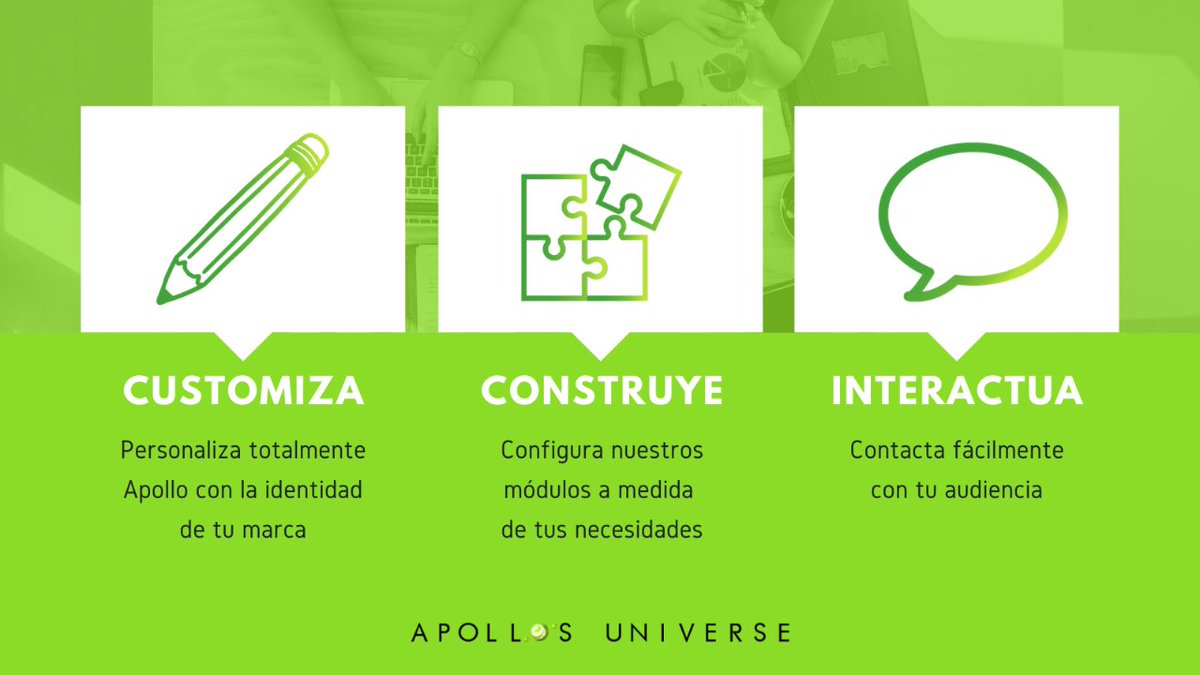 ¿Ya conoces Apollo’s Universe? Una suite diseñada para abarcar todas las necesidades durante el proceso de organizar un #evento. Más indormación en apollosuniverse.com/contactar/
#Apps #Eventos #Apollos