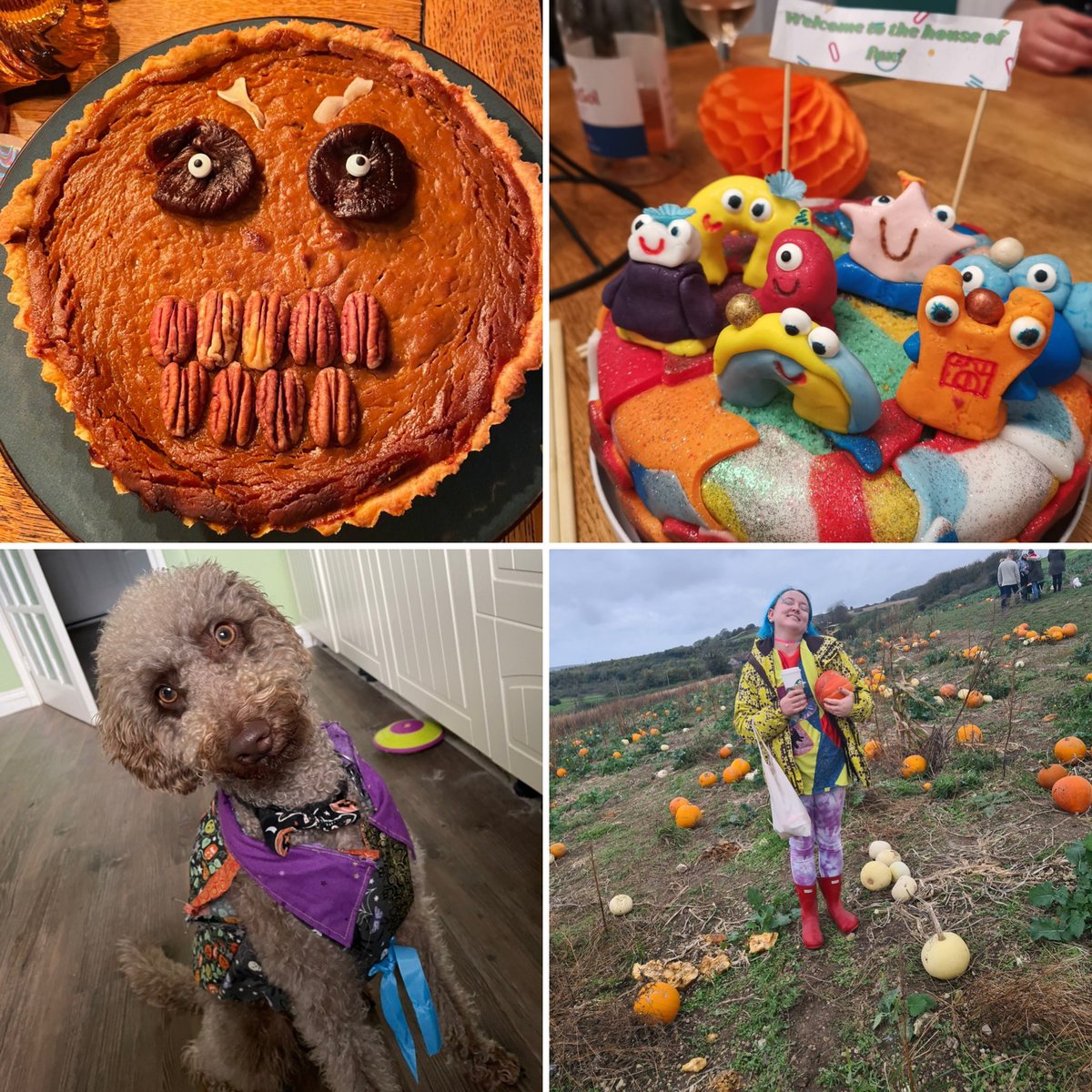 Happy Hallows eve everyone! Chaos and fun; pumpkins &amp; pie, with my 2yr old niece moving in making us a 4generation household 🎃