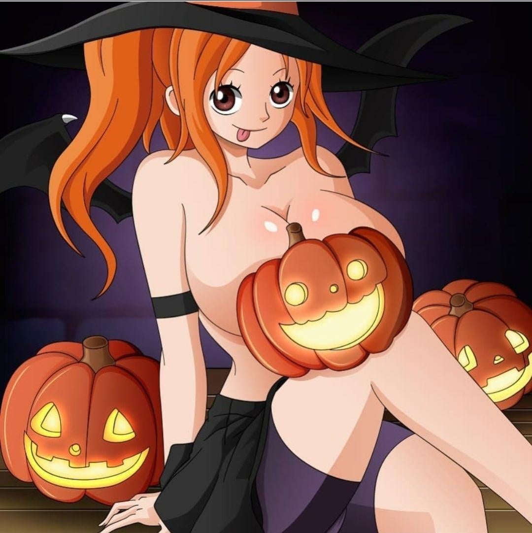 Hey everyone❤️
Happy Halloween to all my sexy pumpkins 😍
How do u like me as a spooky witch?
Want to play trick or treat with me? 
Then like, retweet and follow me for some sexy fun💋
Cant wait for your dms💦
#LewdRP #lewd #sexrp #Nami #Halloween #halloween2021 #witch #ONEPIECE