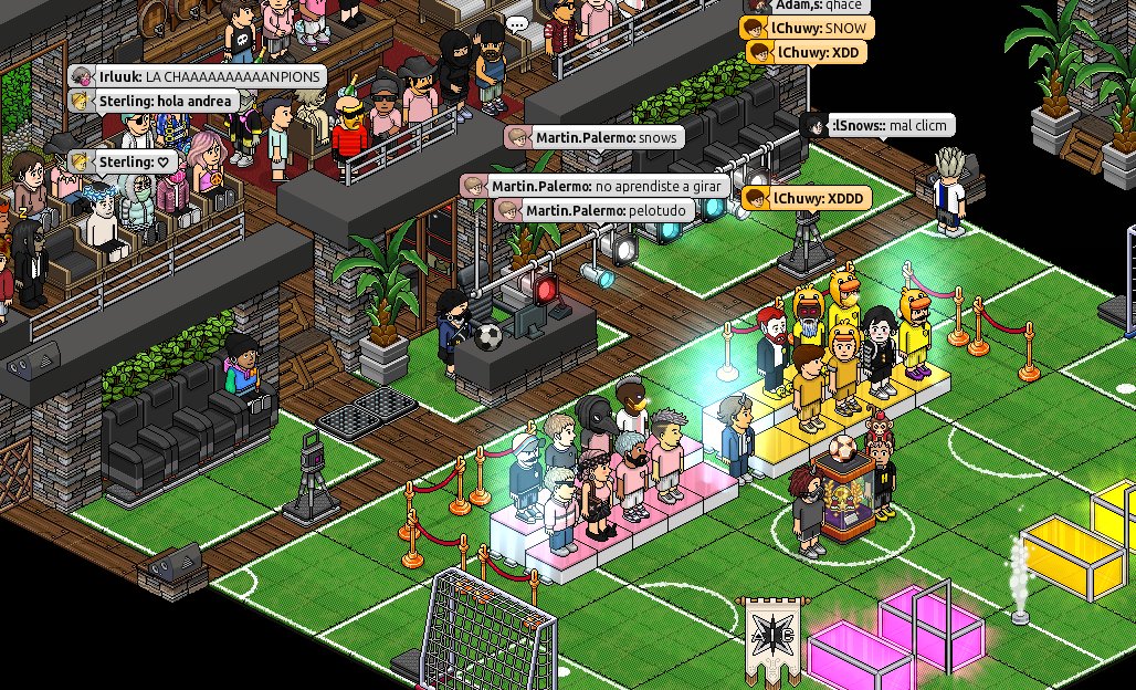 Habbo_Futbol's tweet photo. 🏆 ¡FELICIDADES PATOS FC FLAMANTE CAMPEÓN DE CUARTA DIVISIÓN!
Logrando superar a un USC Palermo que batalló hasta el final, nos brindaron una Final inolvidable demostrando que los nuevos talentos vienen más fuertes que nunca. Patos FC, dueños de la 4D en la Temporada 28. https://t.co/3HY8HfUDhn