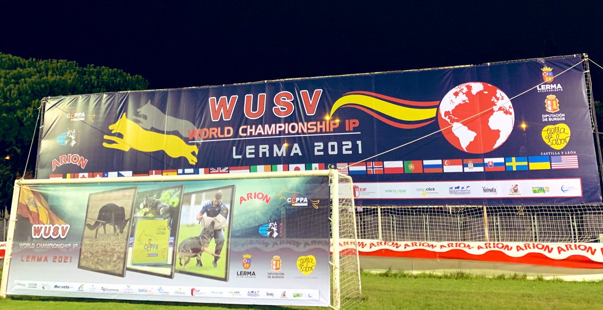 GremUcr's tweet photo. Hoy hemos estado en el Mundial de la Wusv en Lerma. Impresionante lo que han montado Alberto y su equipo y el Ayuntamiento de Lerma. @AYTOLERMA enhorabuena a todos los organizadores y suerte a los competidores #perros #perrosdeinstagram #perrosderescate #wusv #wusv2021 https://t.co/rUSmBPAMan