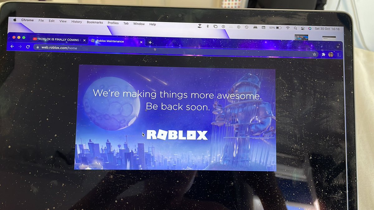Uk ilkley/ MacBook Pro 2020 #RobloxAccess