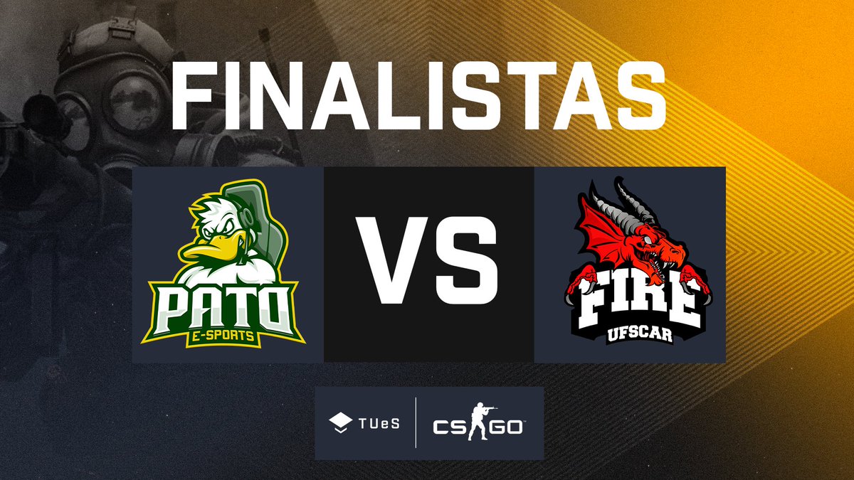 FALA DELES!

A Pato Branco e a <a href="/ufscarfire/">🔥 UFSCar FIRE 🔥</a> fizeram finais de chaves perfeitas e se classificaram para a grande final de CS:GO do #TUeS, que acontecerá no dia 3 de dezembro.

Já salva na agenda pra não esquecer, hein?!

Nos vemos lá!